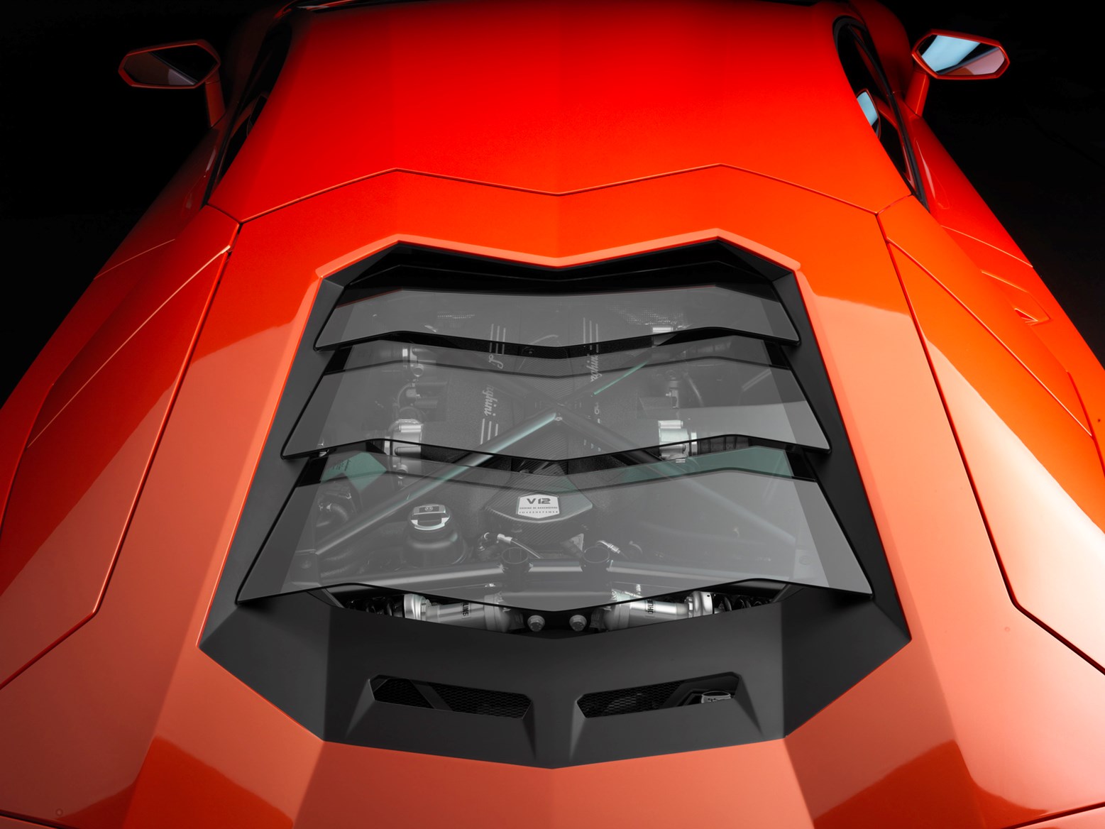 Lamborghini Aventador Engine Bay